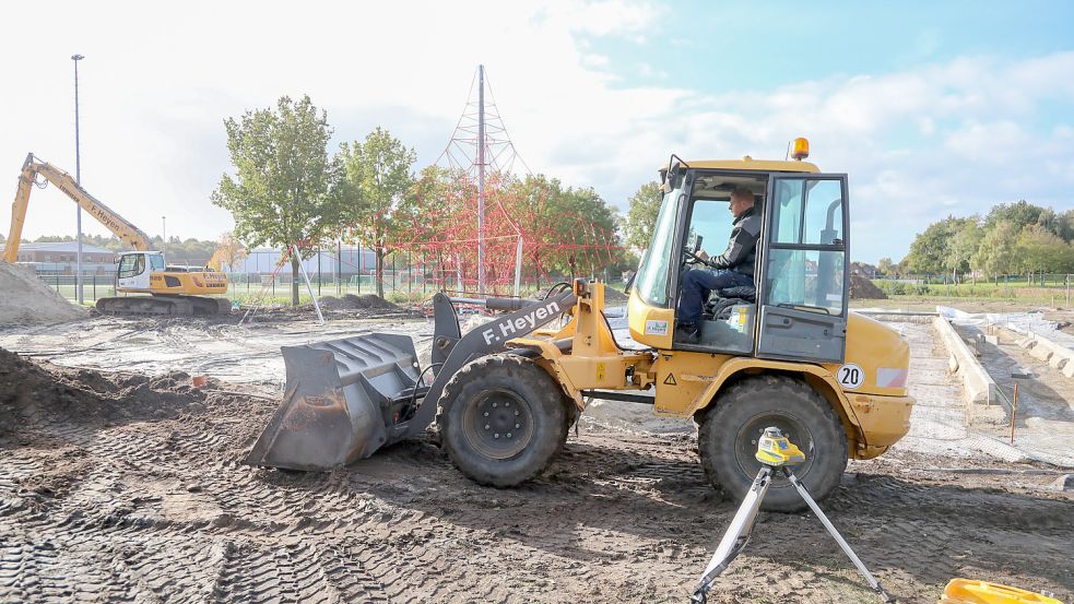 Die Ihlower Firma Heyen übernimmt einige Arbeiten. Foto: Romuald Banik