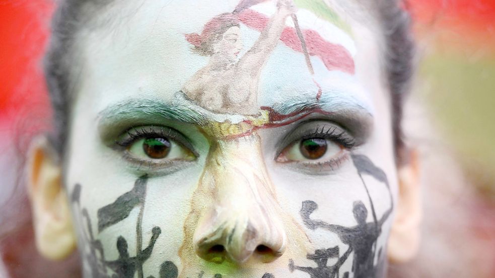 Weltweit gab es nach dem Tod von Mahsa Amini Proteste. Foto: AFP/Stefano Rellandini