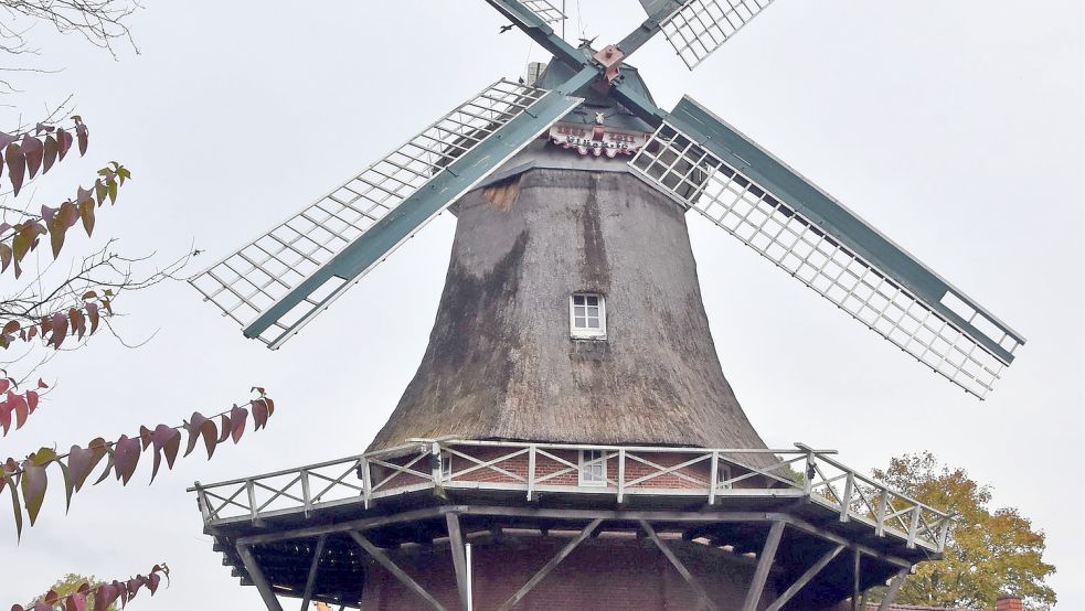 Die Mühle Hentschel in Marienhafe-Tjüche.