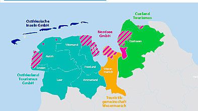 Die aktuellen Dachorganisationen für den Tourismus an der niedersächsischen Nordseeküste. Grafik: zgo