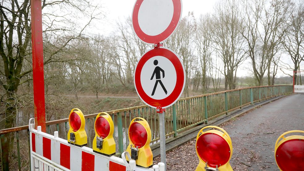Seit Oktober 2022 ist die Brücke nun komplett gesperrt. Foto: Romuald Banik