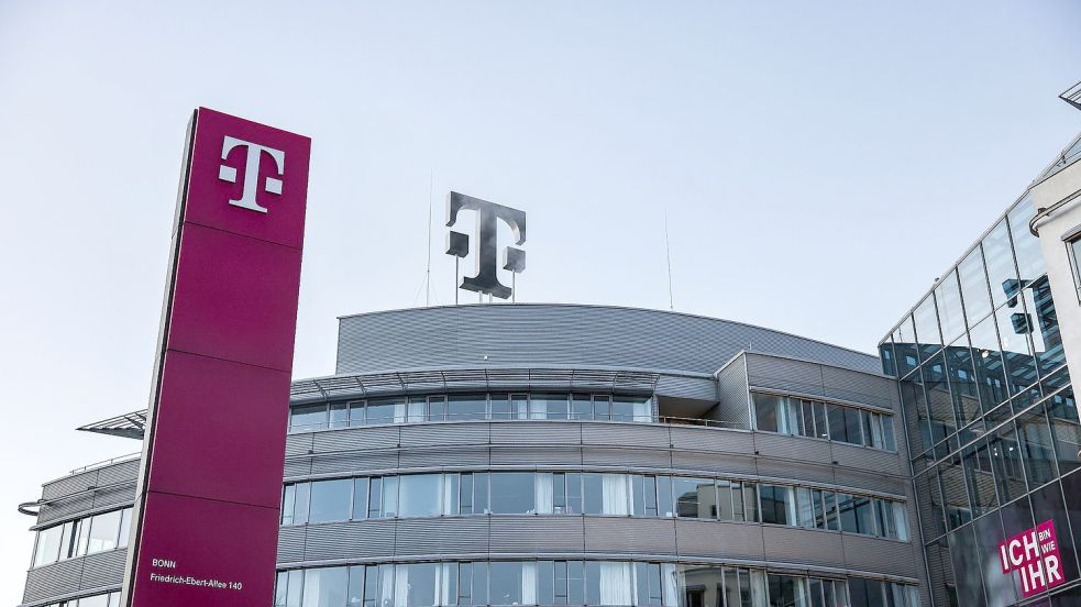 Die Zentrale der Deutschen Telekom in Bonn. Foto: Oliver Berg/dpa