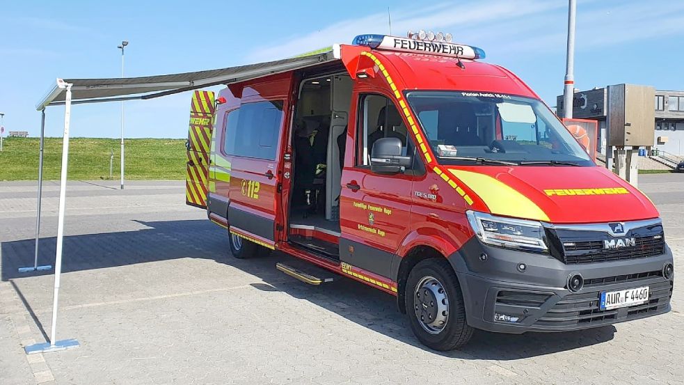 Der vor einigen Monaten in Dienst gestellte Einsatzleitwagen aus Hage könnte Vorbild für ein neues Fahrzeug in Uthwerdum werden. Foto: Feuerwehr Hage