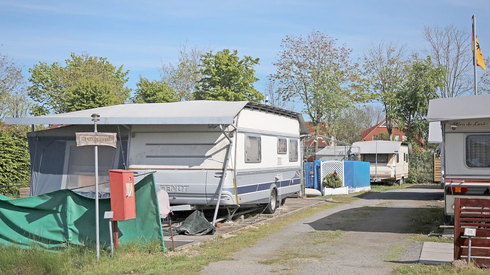 Auf dem Campingplatz in Timmel, hier eine Aufnahme vom Mai 2020, gibt es derzeit Aufregung wegen der Nutzung der Duschen. Foto: Romuald Banik