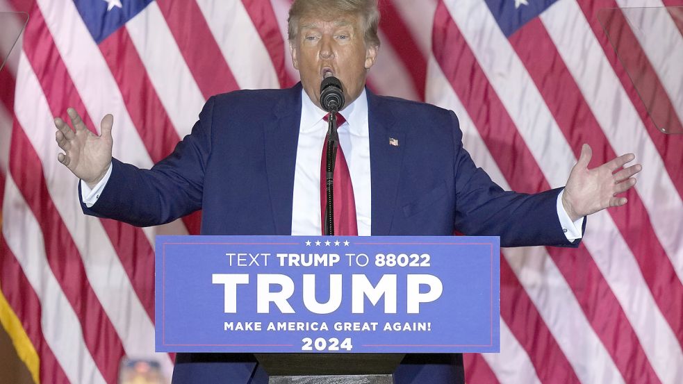 Donald Trump möchte erneut Präsident der USA werden. Foto: dpa/AP/Rebecca Blackwell