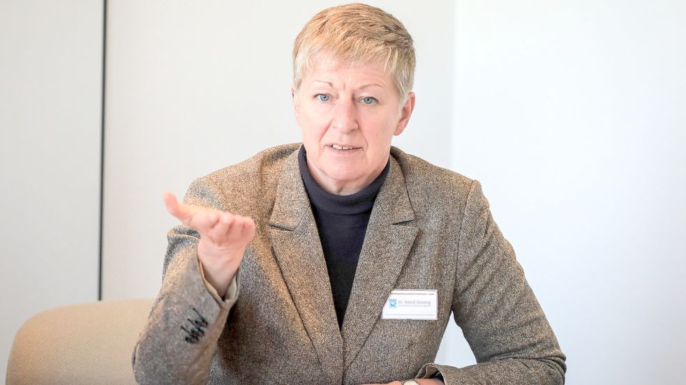 Dr. Astrid Gesang im Dezember 2018 bei einer Pressekonferenz. Foto: Romuald Banik