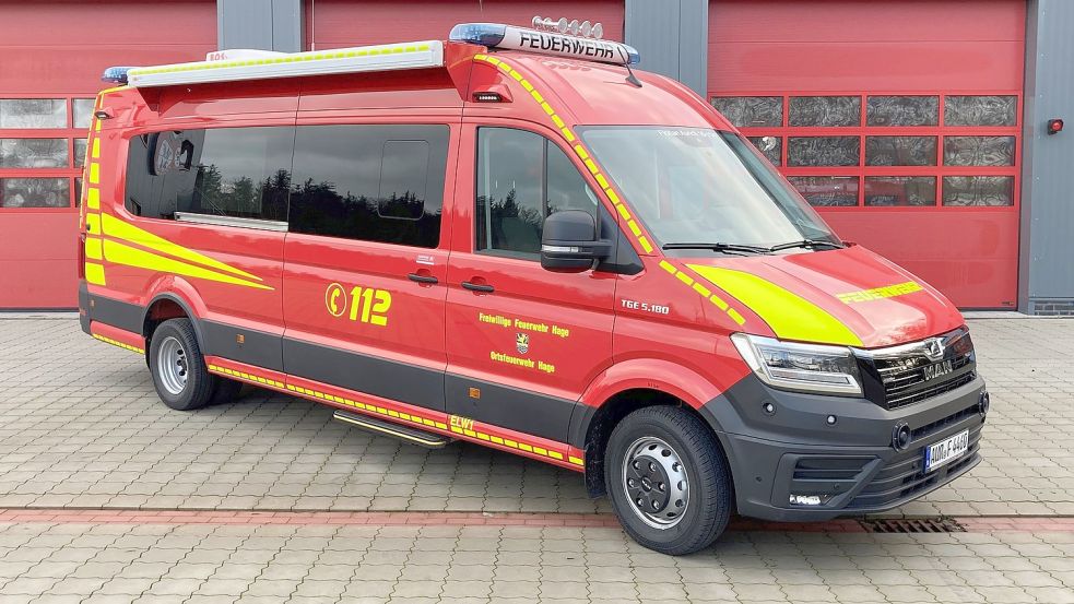 Ähnlich wie der neue Einsatzleitwagen der Feuerwehr Hage könnte auch das neue Uthwerdumer Fahrzeug aussehen. Foto: Feuerwehr Hage