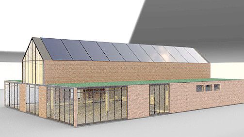 So könnte die Markthalle künftig aussehen, wenn das Café Extrablatt dort einzieht. Grafik: CE Franchise GmbH