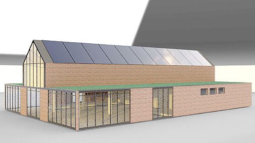 So könnte die Markthalle künftig aussehen, wenn das Café Extrablatt dort einzieht. Grafik: CE Franchise GmbH