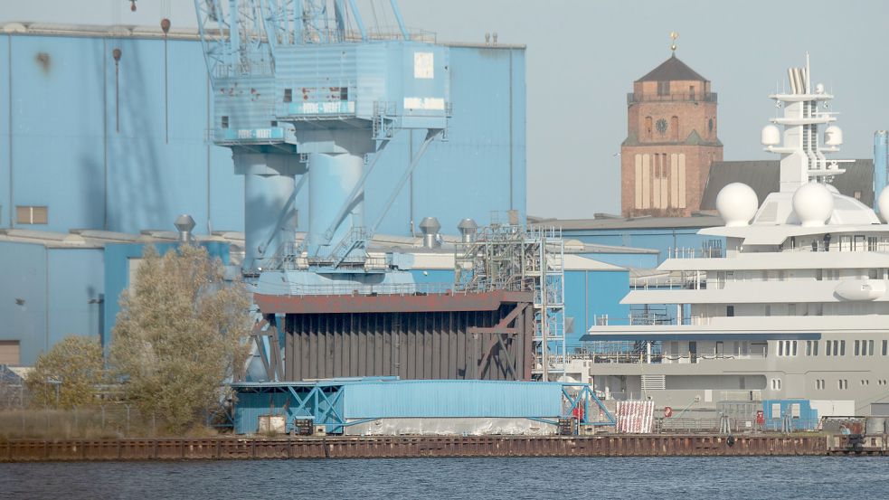 Peene-Werft Wolgast Foto: dpa