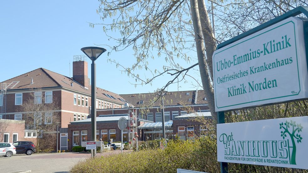 Die Ubbo-Emmius-Klinik in Norden. Foto: Aiko Recke