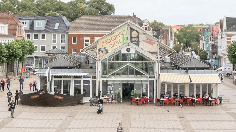 Der Stadtrat muss noch zustimmen: Dann kann aus der Markthalle ein Caféhaus werden. Foto: Romuald Banik