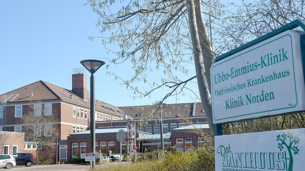 Die Zukunft des Norder Klinikstandortes bleibt weiter ungewiss. Foto: Aiko Recke