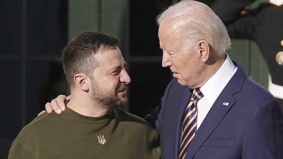 Präsident der Ukraine in Washington Foto: AP