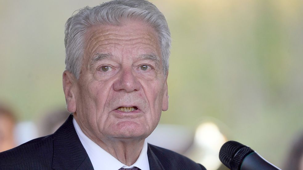 Der frühere Bundespräsident Joachim Gauck hat sich zu den Klimaaktivisten geäußert. Foto: dpa/Thomas Frey