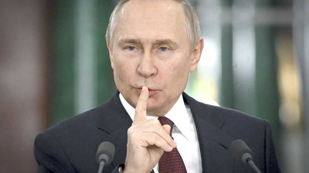 Russlands Präsident Wladimir Putin hat mehreren Ländern Grußbotschaften zum neuen Jahr geschickt. Foto: dpa/Pool Sputnik Kremlin via AP/Sergey Guneev