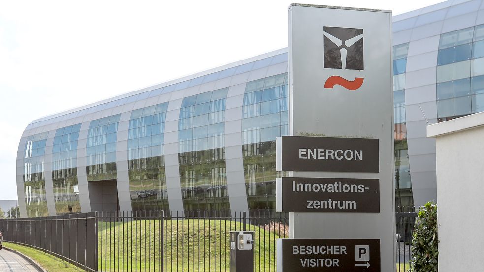 Hier sitzt die Enercon-Chefetage: Das Innovationszentrum in der Borsigstraße in Aurich-Sandhorst. Foto: Romuald Banik