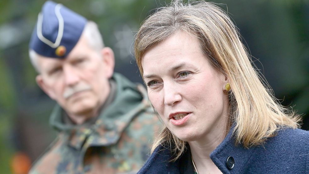 Verteidigungs-Staatssekretärin Siemtje Möller aus Varel wird als Nachfolgerin von Lambrecht gehandelt. Foto: DPA
