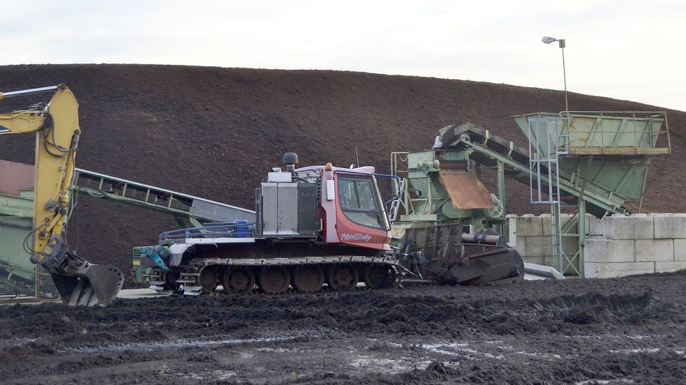 In Wiesmoor wird weiterhin Torf abgebaut. Foto: Aiko Recke