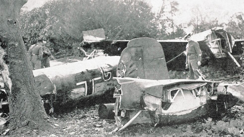 Die Dornier Do 17 wurde über London abgeschossen. Alle Insassen starben. Foto: Archiv Nigel Staniforth