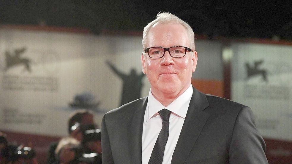 US-Schriftsteller Bret Easton Ellis 2013 beim Filmfestival von Venedig. Foto: Ettore Ferrari/ANSA/dpa