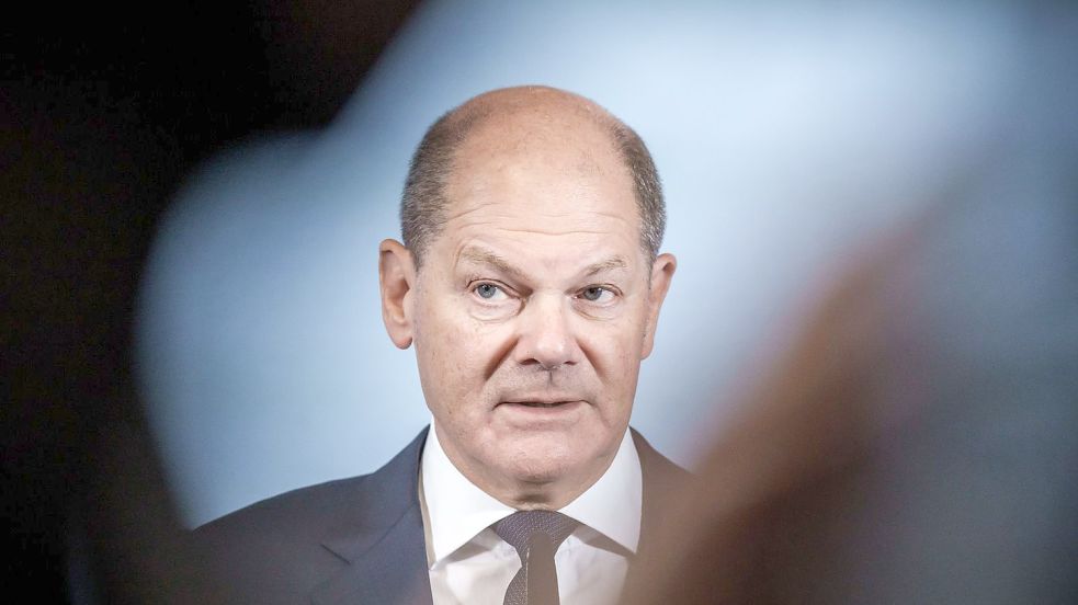 Wenn, dann so: Olaf Scholz schmiedete ein Panzer-Bündnis inklusive der USA. Foto: Michael Kappeler/dpa