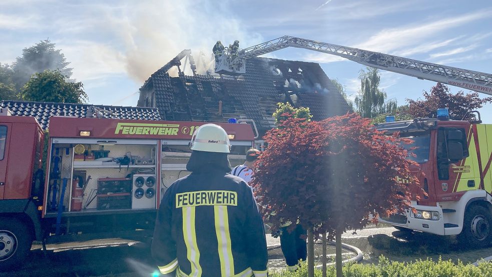 Die Feuerwehr war im vergangenen Jahr in Victorbur im Einsatz. Foto: Franziska Otto