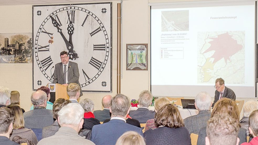 Einen Neujahrsempfang (hier ein Foto von der Veranstaltung 2017) wird es in der Samtgemeinde Brookmerland auch in diesem Jahr nicht geben. Foto: Folkert Bents