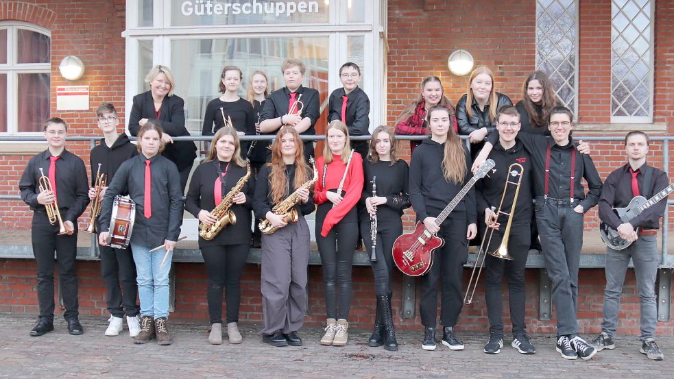 Anfang Februar wird die Big Band des Gymnasiums Ulricianum zusammen mit der NDR Big Band auftreten. Foto: Heino Hermanns