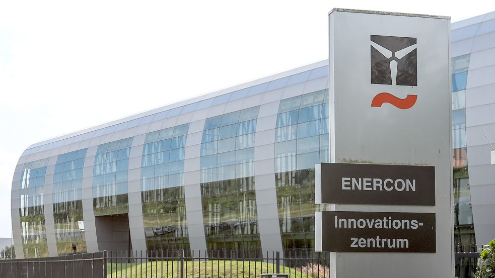 Hier sitzen die Chefetage und viele Ingenieure: Das „Innovationszentrum“ von Enercon in Aurich-Sandhorst. Foto: Romuald Banik