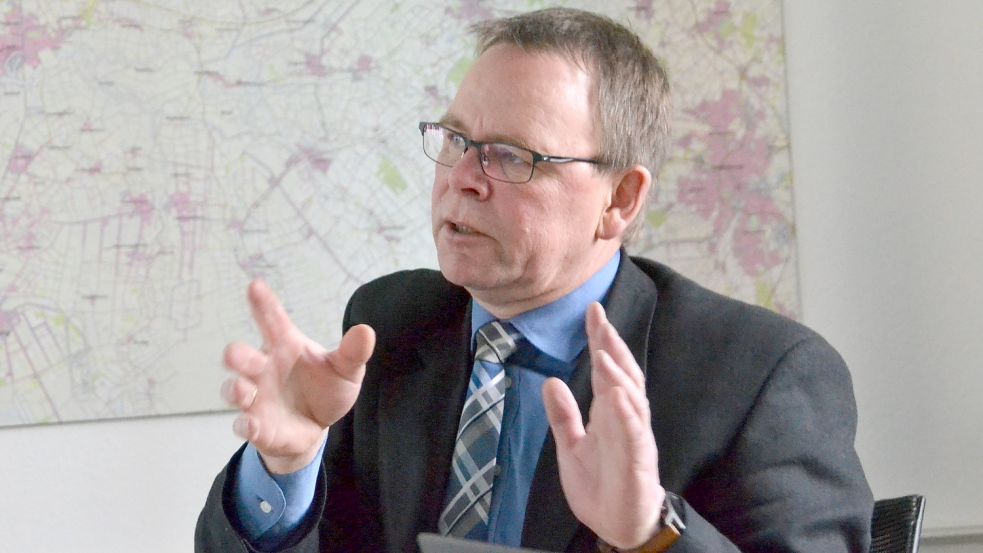 Der Vorsitzende des Auricher Gutachterausschusses für Grundstückswerte, Martin Homes. Foto: Aiko Recke