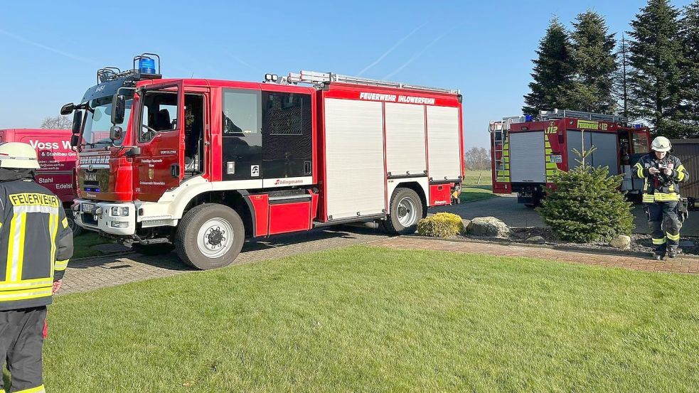 Unter anderem rückte die Feuerwehr Ihlowerfehn zu dem Einsatz aus. Foto: Pascal Coordes/Feuerwehr Ihlow