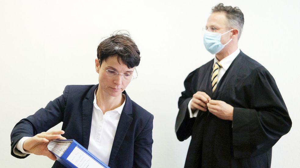 Frauke Petry und Marcus Pretzell wollen mit der Initiative „Freiheit verteidigen“ juristisch gegen Biontech-Gründer vorgehen. Foto: dpa/ Sebastian Willnow