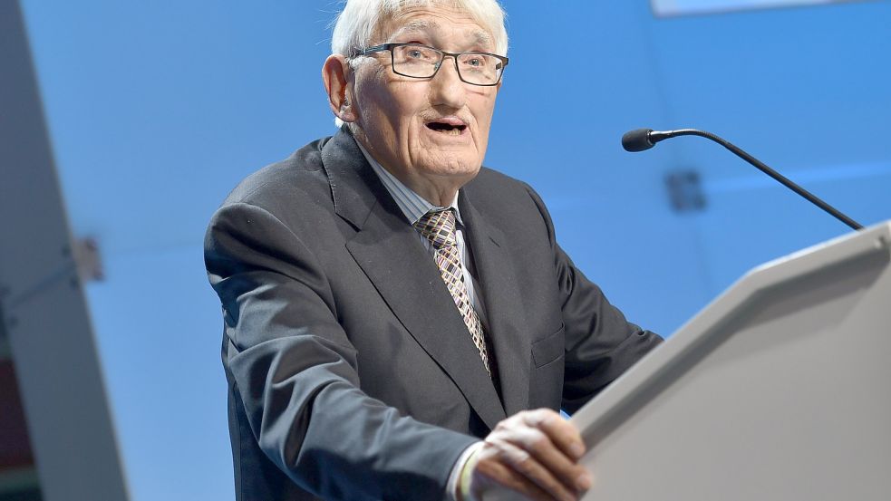 Der deutsche Philosoph Jürgen Habermas. Foto: dpa