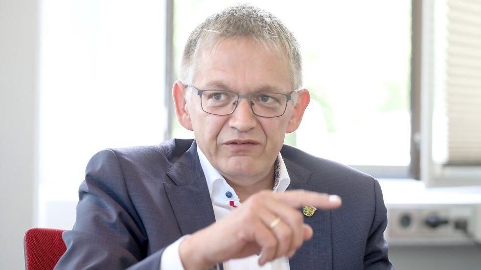 Der Auricher Landrat Olaf Meinen. Foto: Romuald Banik