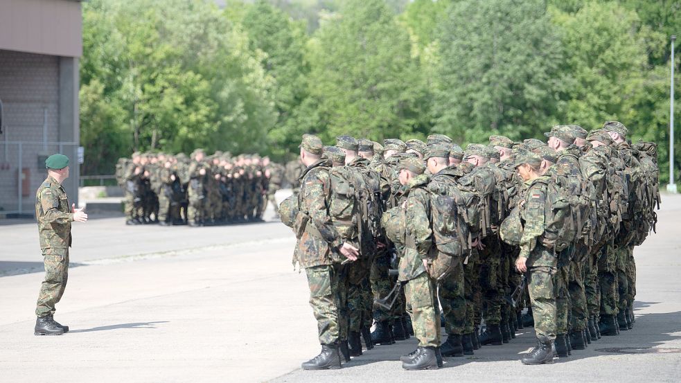 Bei der Verstärkungs- und Personalreserve der Bundeswehr zeigte sich 2022 eine große Lücke zwischen Bedarf und IST-Zustand. Foto: Sebastian Gollnow/dpa