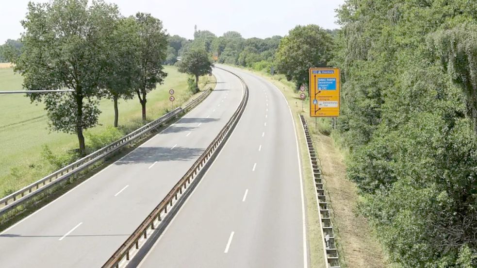 Die B75 zwischen Delmenhorst und Bremen war seit 2021 teilweise nur einspurig befahrbar. Foto: Melanie Hohmann