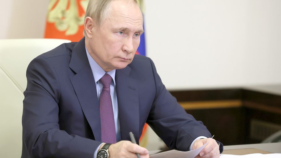 Kremlchef Wladimir Putin, Präsident von Russland Foto: Pool Sputnik Kremlin/AP/dpa/Mikhail Metzel