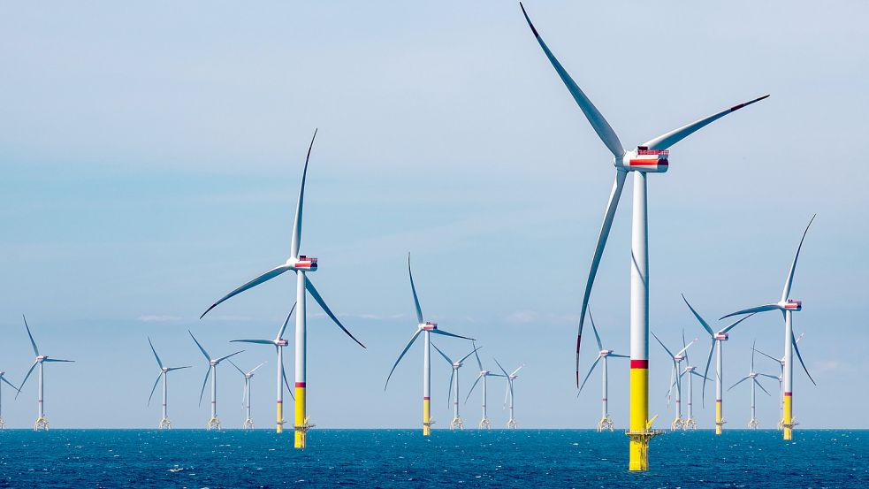 Vor der Küste Mecklenburg-Vorpommerns soll der bislang größte Offshore-Windpark entstehen. Anrainer-Kommunen und Naturschützer haben Bedenken gegen das Mega-Projekt vor Zingst. Foto: Imago Images/Klaus-Dieter Esser