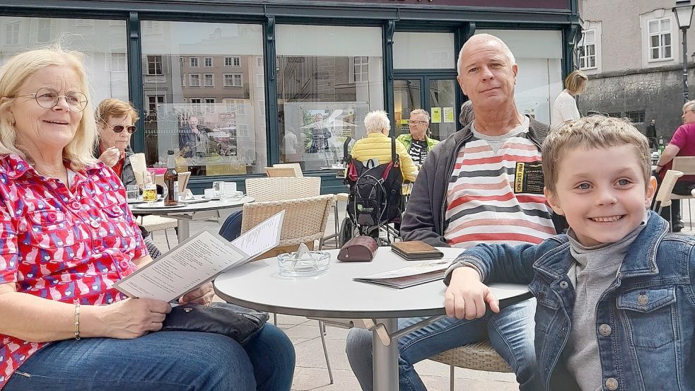 Hilde Ubben und Hinrikus Harms unternehmen mit Miroslava Kasianova und ihrem Sohn Mykita gemeinsame Ausflüge. Foto: privat