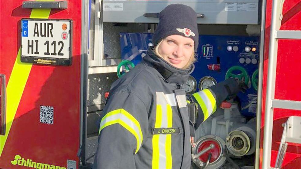 Ina Dirksen ist seit über 20 Jahren in der Freiwilligen Feuerwehr aktiv. Foto: privat