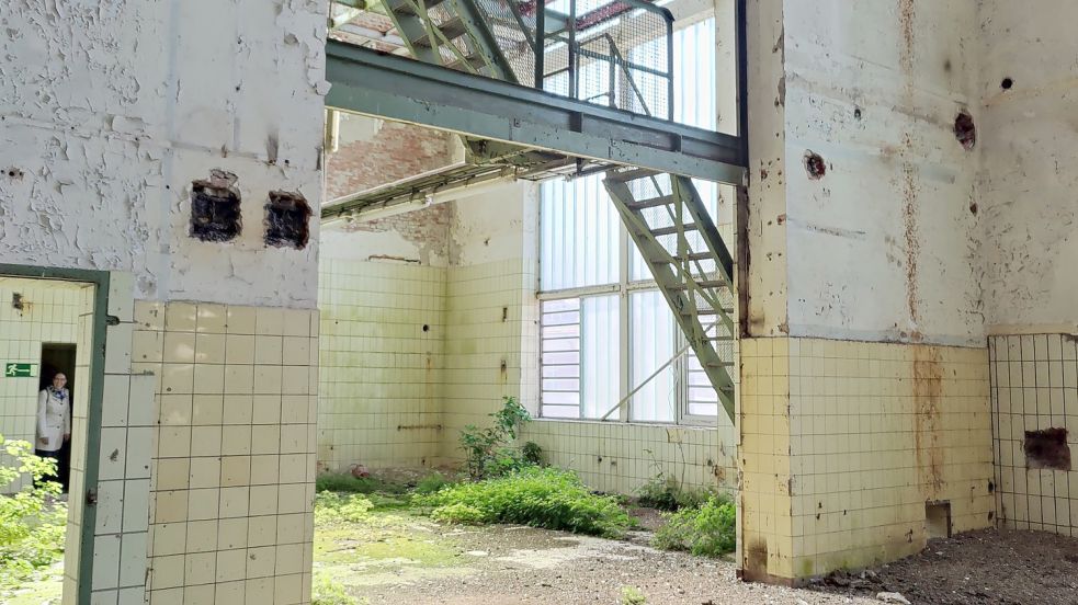 Die ehemalige Brennerei in ihrem derzeitigen Zustand. Foto: Stadt Norden