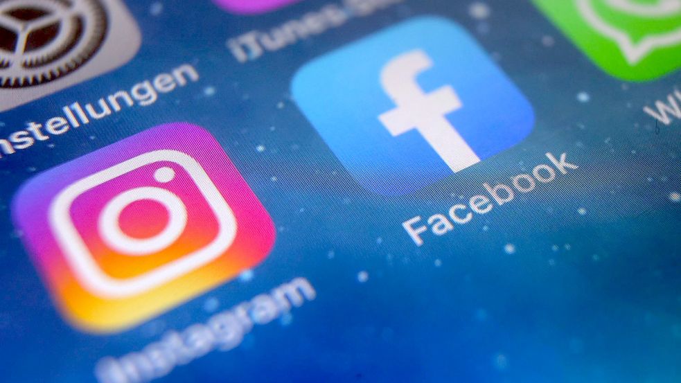 Die Smartphone-Apps von Instagram und Facebook. Foto: Karl-Josef Hildenbrand/dpa