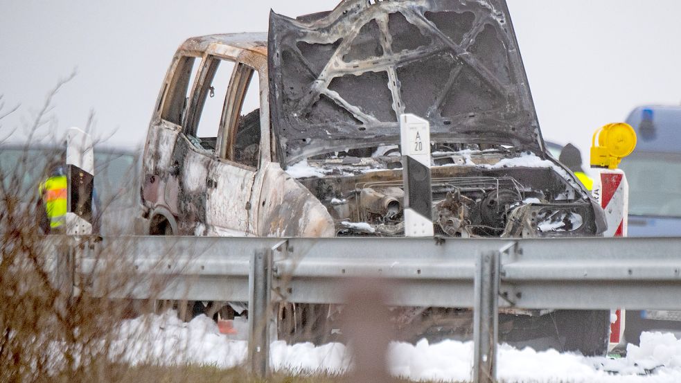 Anfang März hatte Unbekannte einen Geldtransporter in Mecklenburg-Vorpommern überfallen. Foto: dpa
