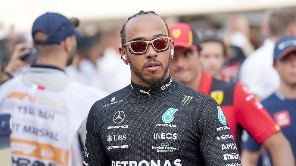 Beim Grand Prix in Bahrain belegte der siebenfache Weltmeister Lewis Hamilton nur den fünften Platz. Foto: David Davies/PA Wire/dpa