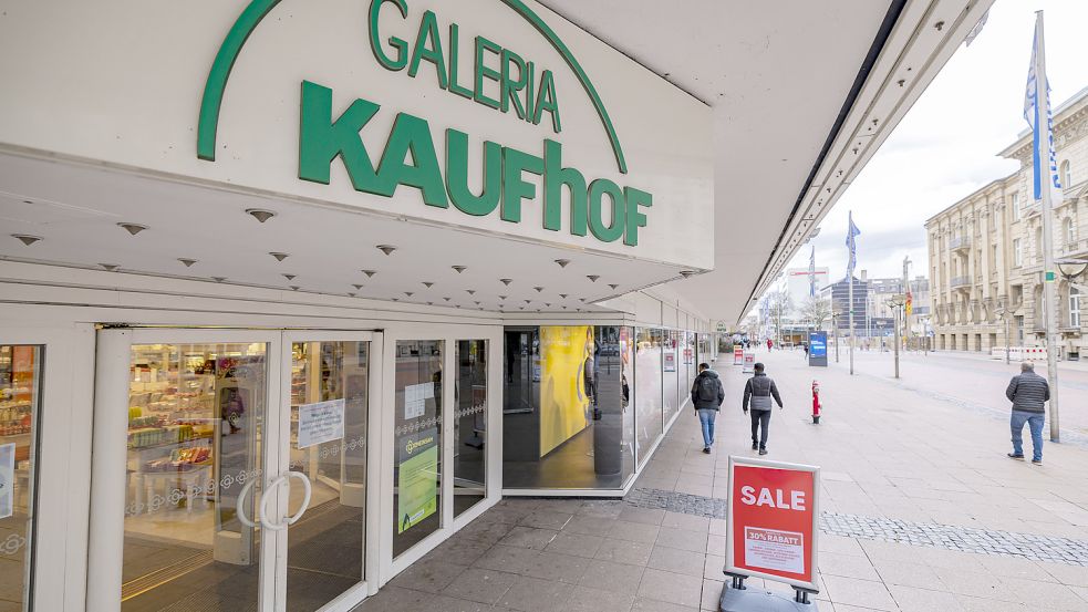 47 Filialen von Galeria Karstadt Kaufhof schließen. Vorher dürfte es noch Rabattaktionen geben. Foto: dpa/Christoph Reichwein