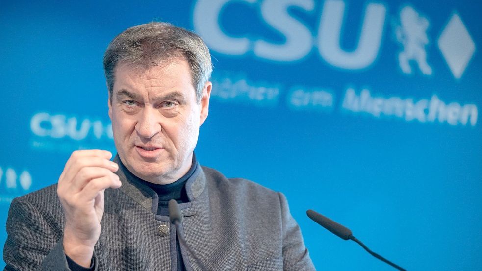Die Wahlrechtsreform der Ampel erzürnt vor allem die CSU: Bayerns Ministerpräsident Markus Söder. Foto: Peter Kneffel/dpa