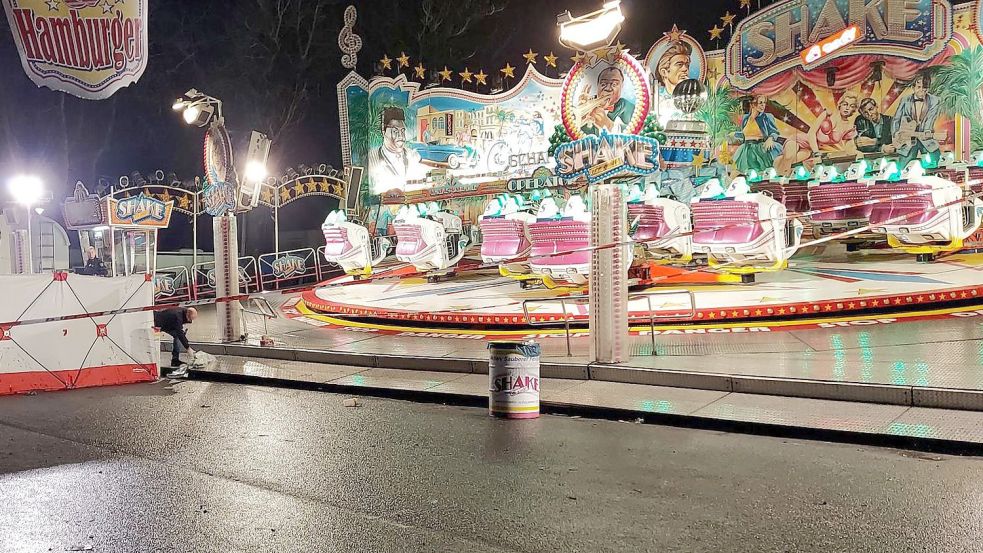 Das Volksfest Send wird wegen der Tat vorzeitig abgebrochen. Foto: David Poggemann/Nord-West-Media /dpa