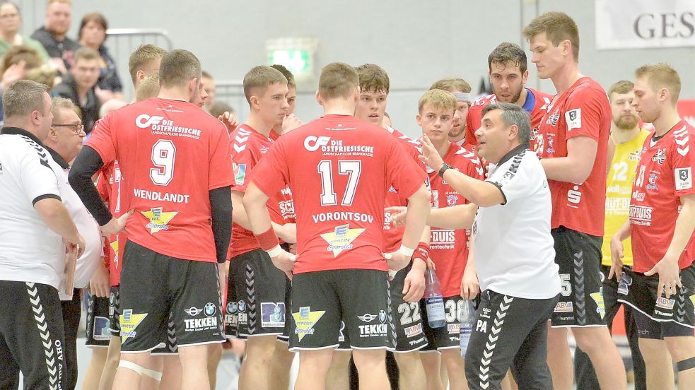 Die Mannschaft des OHV Aurich ist am Sonnabend ein letztes Mal in dieser Saison gefordert, wenn sie im Heimspiel auf die TSV Burgdorf II trifft. Foto: Bernd Wolfenberg