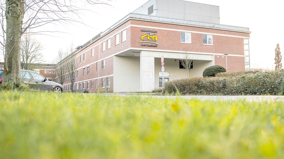 Eine Außenansicht vom Wittmunder Krankenhaus. Foto: DPA